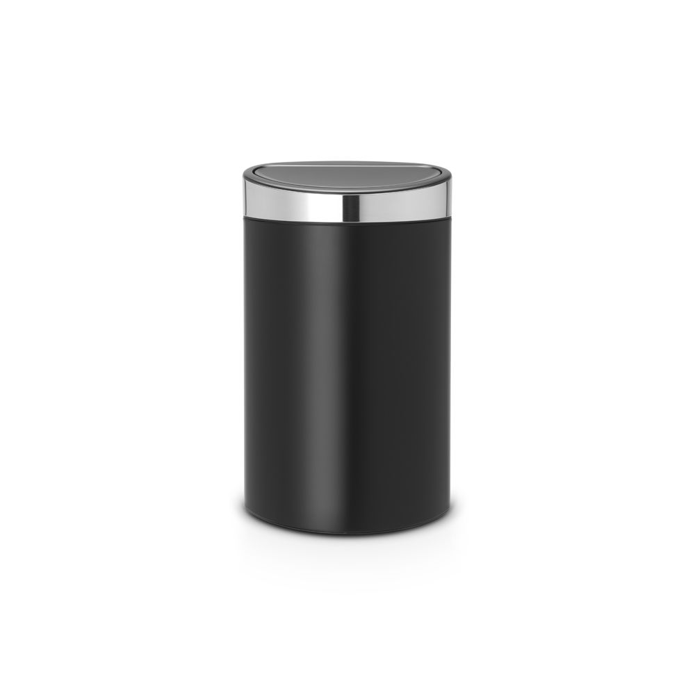 Brabantia Touch Bin New 40 ltr -mat zwart/mat RVS