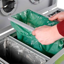 Afvalscheidingsunit Five-Chamber - grijs