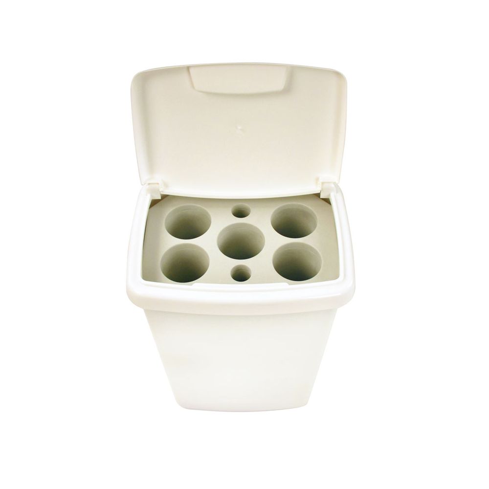 Bekerbak 5-gaats 50 ltr  -wit