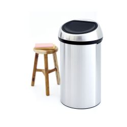 Brabantia Touch Bin 60 ltr - mat RVS FFP