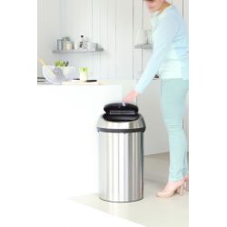 Brabantia Touch Bin 60 ltr - mat RVS FFP