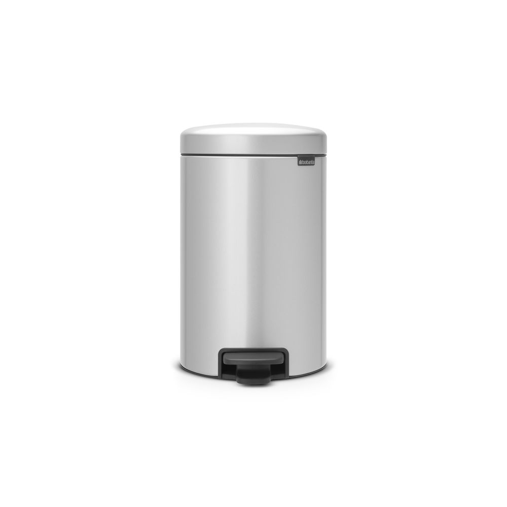 Brabantia pedaalemmer newIcon 12 ltr - metallic grijs