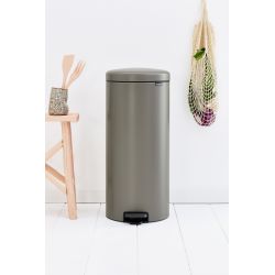 Brabantia pedaalemmer newIcon 30 ltr - platina