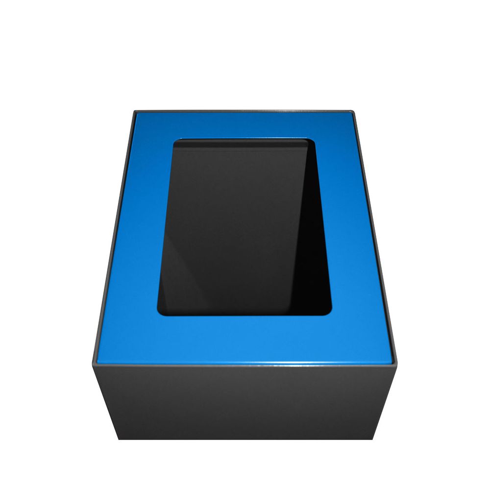 Top modulaire afvalscheidingsunit 60 ltr - blauw