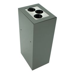 Modulaire afvalscheidingsunit 60 ltr - donkergrijs