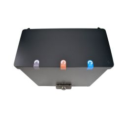 Brandveilige pedaalemmer RecycloKick 3 - grafietgrijs