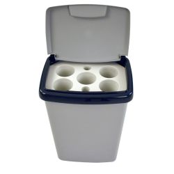 Bekerbak 5-gaats 50 ltr - grijs