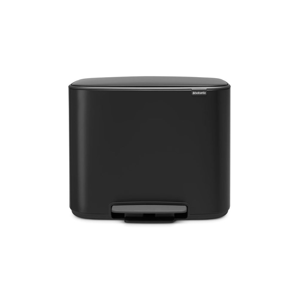 Brabantia Bo pedaalemmer 11+23 ltr - mat zwart