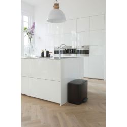 Brabantia Bo pedaalemmer 11+23 ltr - mat zwart