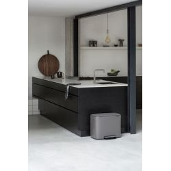 Brabantia Bo pedaalemmer 36 ltr - platinum