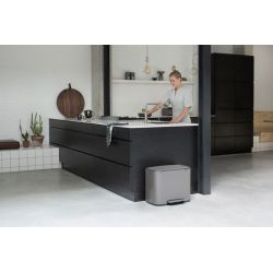 Brabantia Bo pedaalemmer 36 ltr - platinum