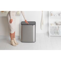 Brabantia Bo Touch Bin 60 ltr - mat RVS FPP