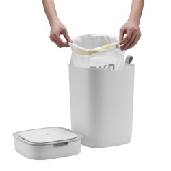 EKO afvalbak Morandi Smart Sensor Bin 12 ltr - wit