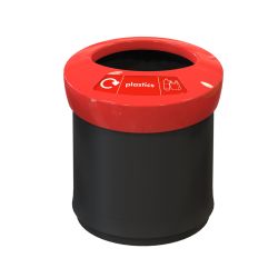 Deksel EcoAce plastics - rood