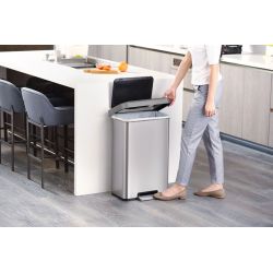 EKO Cozy pedaalemmer 45 ltr - mat RVS