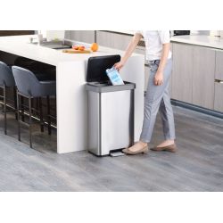 EKO Cozy pedaalemmer 45 ltr - mat RVS