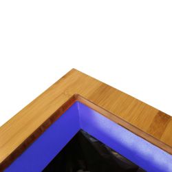 Lune afvalinzamelingsunit Paxa Medium 34 ltr - wit/bamboe/blauw