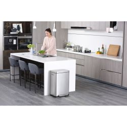 EKO X-Cube pedaalemmer 45 ltr -  mat RVS
