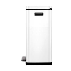 EKO X-Cube pedaalemmer 45 ltr - wit/mat RVS