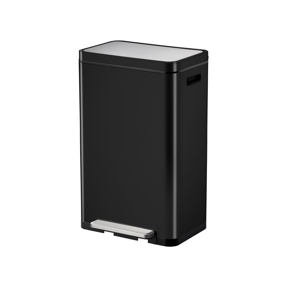 EKO X-Cube pedaalemmer 30 ltr - zwart/mat RVS