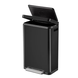 EKO X-Cube pedaalemmer 30 ltr - zwart/mat RVS