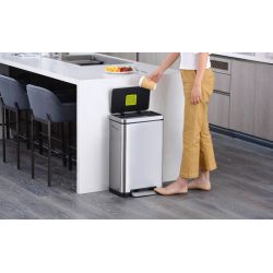 EKO X-Cube pedaalemmer 30 ltr - mat RVS