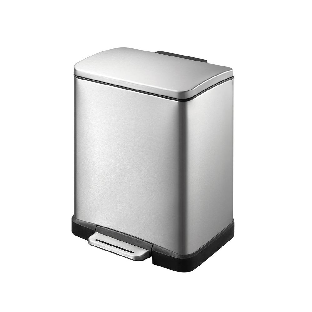 EKO E-Cube pedaalemmer 12 ltr - mat RVS