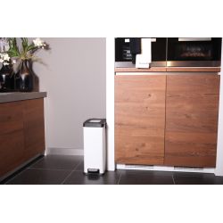 EKO Rejoice pedaalemmer 30 ltr - wit