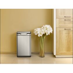 EKO afvalbak Touch Pro Bin 45 ltr - mat RVS