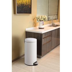 EKO Serene pedaalemmer 30 ltr - wit