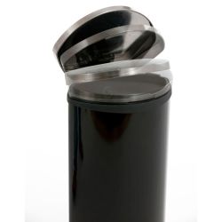 EKO Shell Bin pedaalemmer 30 ltr - zwart