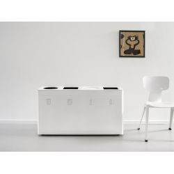 Functionals Ditch 4A XL afvalscheidingssysteem - wit