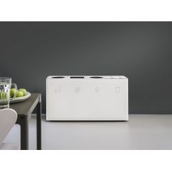 Functionals Ditch 4A XL afvalscheidingssysteem - wit