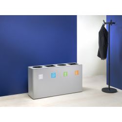 Functionals Dunk 4 afvalscheidingssysteem  - grijs