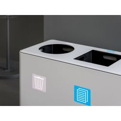 Functionals Dunk 4 afvalscheidingssysteem  - grijs