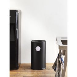 Functionals Revolved L1 vlamdovend afvalbakysteem  - zwart