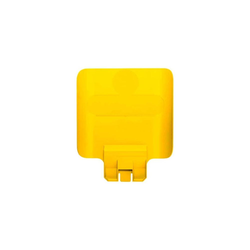 Rubbermaid paneel voor Slim Jim recyclingstation - geel
