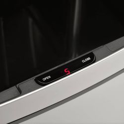 4goodz Prullenbak met sensor 60 liter - RVS