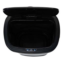 4goodz Clever Square prullenbak met sensor 58 liter - zwart