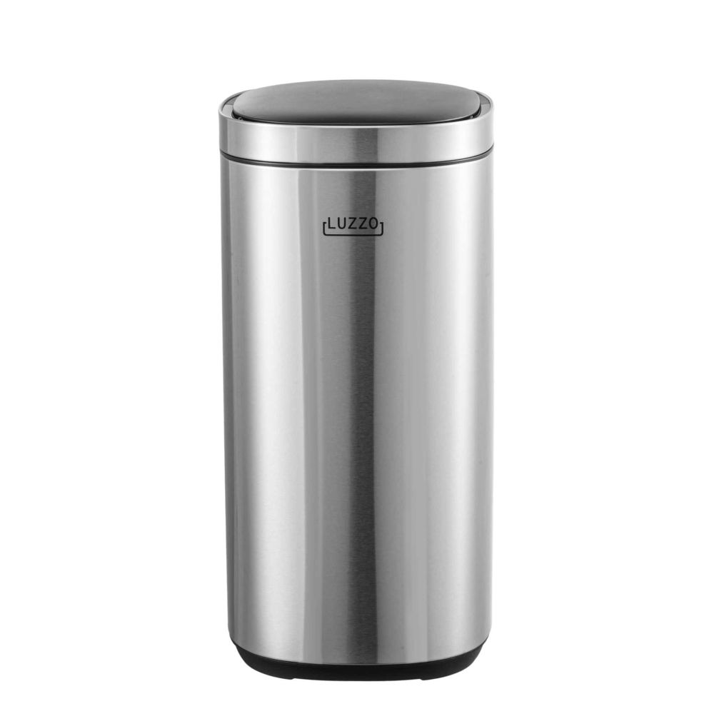 4goodz Luzzo Square sensor prullenbak met ozon filter 30 liter - mat zilver