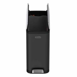 4goodz Luzzo California pedaalemmer prullenbak 30 liter - mat zwart