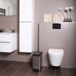EKO Rejoice Step Bin 12 ltr - Mat RVS
