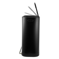 Practo Home duurzame recycling pedaalemmer 2x30l - mat zwart