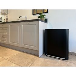 Practo Home duurzame recycling pedaalemmer 2x30l - mat zwart