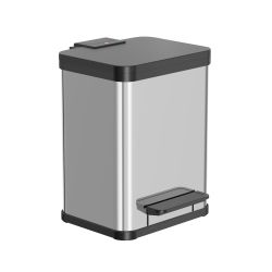 Hailo Öko Duo Plus M Pedaalemmer 2x9 ltr - RVS