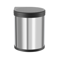 Inbouw afvalemmer Hailo Compact box M 15 ltr - RVS