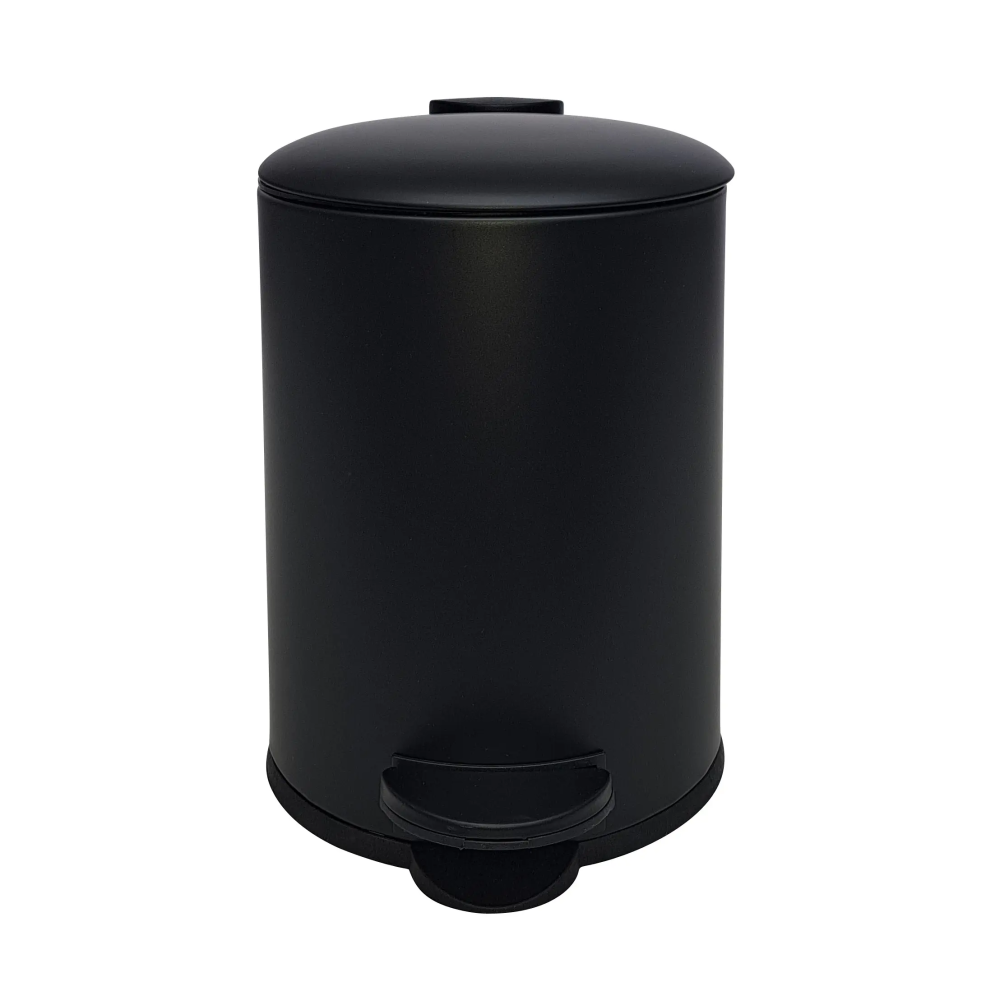 Practo Home pedaalemmer 12l - mat zwart