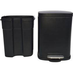 Practo Home pedaalemmer design 3l - mat zwart