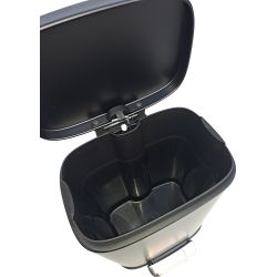 Practo Home pedaalemmer design 5l - mat zwart