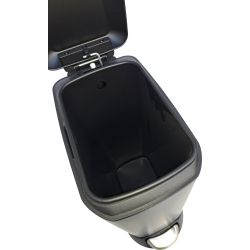 Practo Home pedaalemmer small 12l - mat zwart